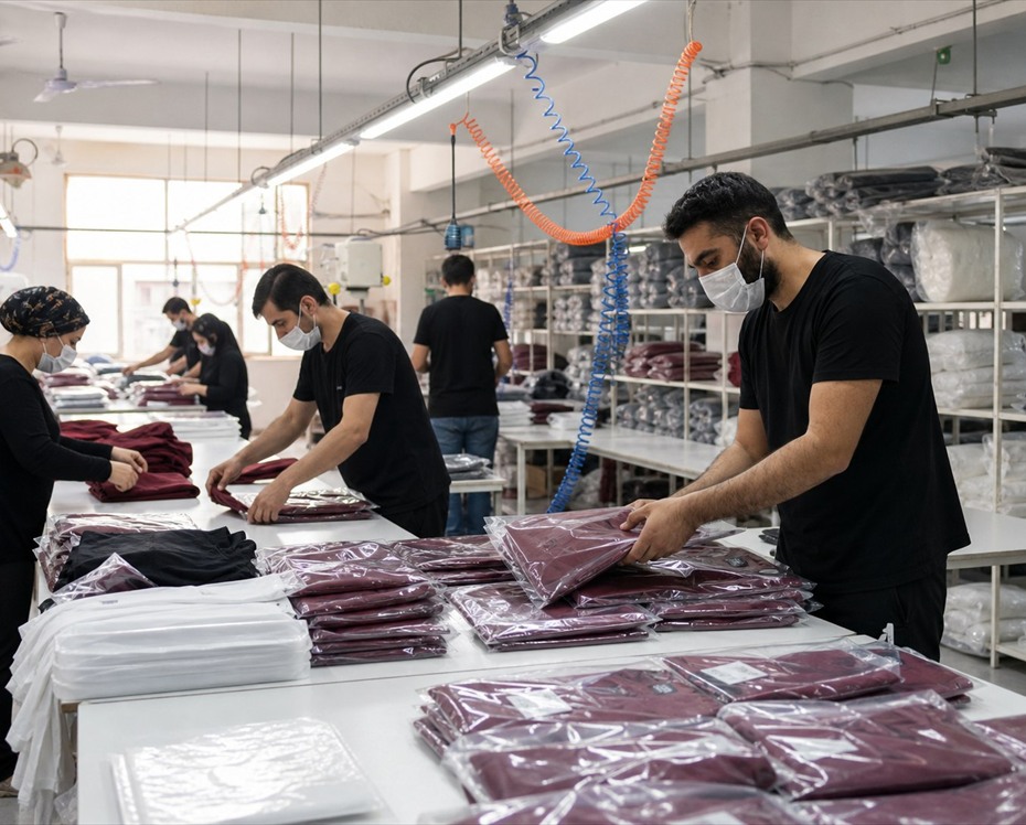 Anti Moda hazır giyim paketleme ve sevkiyat